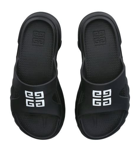 black and white givenchy slides|givenchy marshmallow slides 35.